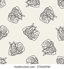 Environmental protection concept;wind energy; saving energy; renewable energy; doodle seamless pattern background