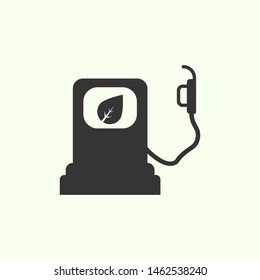 Environmental protection gasoline icon. New trendy gasoline vector illustration symbol. Ecology icon.