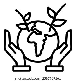 Environmental Protection Icon Element For Design