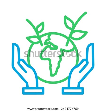 Environmental Protection Icon Element For Design
