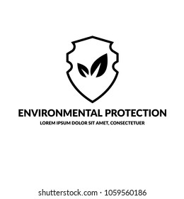Environmental protection icon. Vector illustration