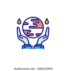 Environmental Protection icon in vector. Logotype