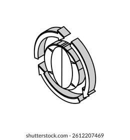 environmental protection isometric icon vector. environmental protection sign. isolated symbol illustration