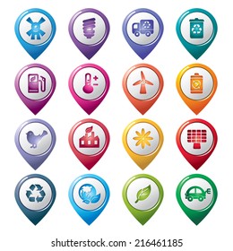 Environmental Protection Pointer Icons