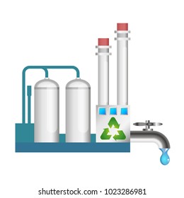 Environmental protection at work illustration