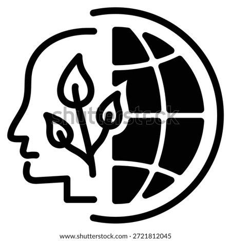 Environmental Science Subjects Icon Line Vector Illustration