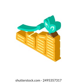 environmental sustainability business isometric icon vector. environmental sustainability business sign. isolated symbol illustration