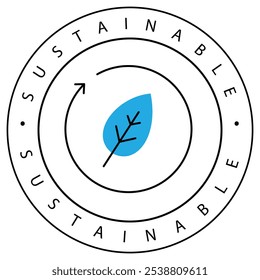 Environmental Sustainable Ecology Vector Icon Design 