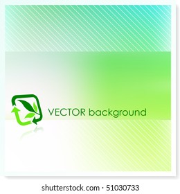 Environmental Symbol on Vector Background Original Illustration