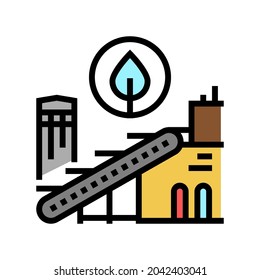 environmental technologies color icon vector. environmental technologies sign. isolated symbol illustration