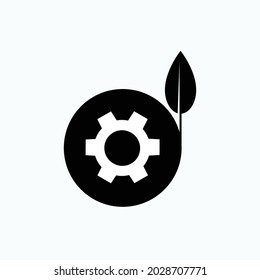 Environmental Technology Icon. Nature Managerial Symbol  - Vector. 