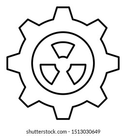 environmental toxins concept vector Icon