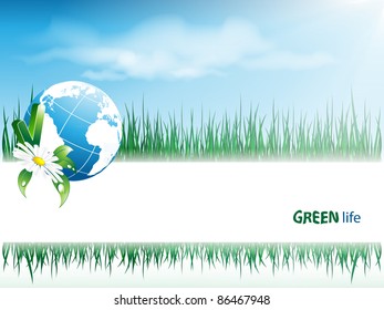 environmental vector  background with copy space. Eps10