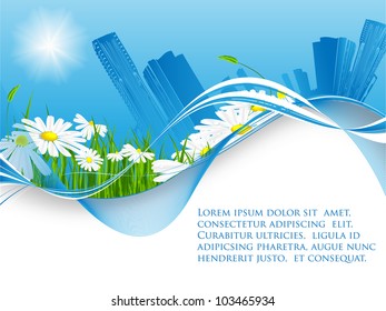 environmental vector concept background