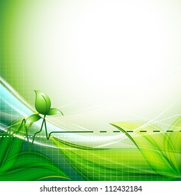 environmental vector concept background with copy space. Eps10