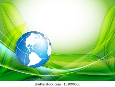 environmental vector concept  with  eco signs. Eps10