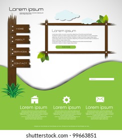 environmental web page design
