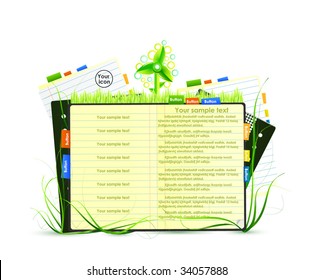 Plantilla de sitio web ambiental