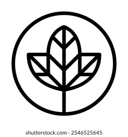 Environmentalist icon in thin line style vector illustration graphic design