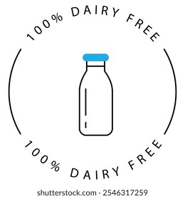 Environmentally Friendly Dairy Vector Icon Design