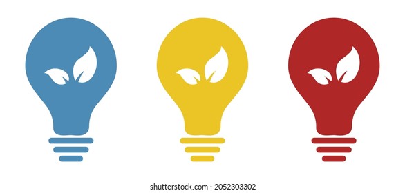 environmentally friendly light, energy without harm to the environment, paw, vector illustration