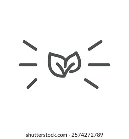 environmentally friendly outline icon vector design good for web or mobile app