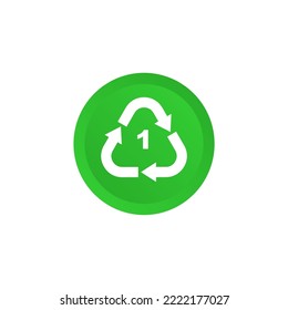 Environmentally Friendly Plastic Recycling Symbol