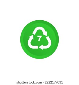 Environmentally Friendly Plastic Recycling Symbol