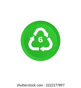 Environmentally Friendly Plastic Recycling Symbol