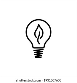 Environmentally friendly source of energy. Saving energy from the sun. Waste processing product. Vector sign in a simple style isolated on a white background. 64x64 pixel.