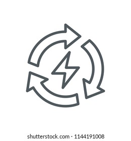 Environmentally Friendly Technology Icon Design