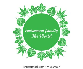 Environmentally friendly world and ecology concept
