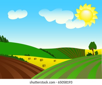 Ökologisch wohlhabende Landschaft.