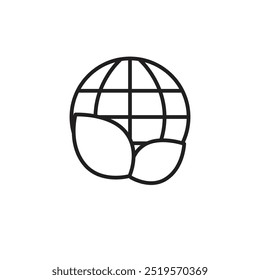 Icono de Environmentline. Ilustración vectorial. EPS10