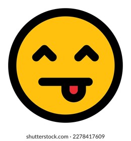 envy expression emoticon fill icon