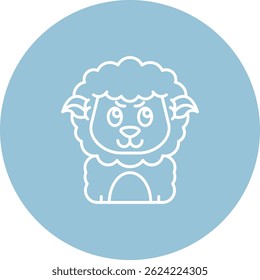 Design de ícone de vetor de linha de inveja