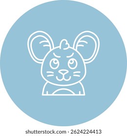 Neid Linie Vektor Symbol Design