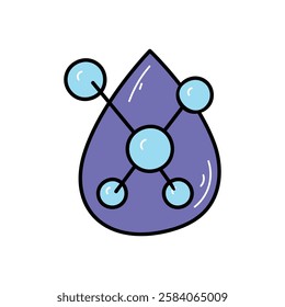 Enzyme Activity icon vector stock illustration