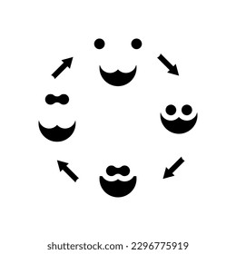 enzyme catalysis biochemistry glyph icon vector. enzyme catalysis biochemistry sign. isolated symbol illustration