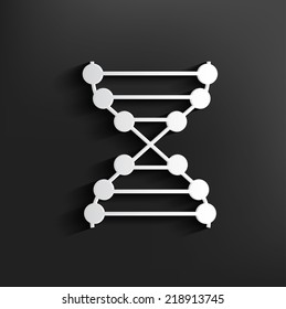 Enzyme Symbol On Background,clean Vector