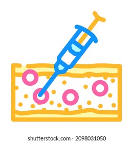 Enzyme Therapy Color Icon Vector. Enzyme Therapy Sign. Isolated Symbol Illustration