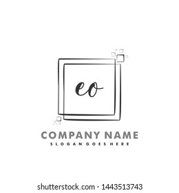 EO Initial beauty monogram logo vector