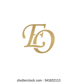 EO initial monogram logo