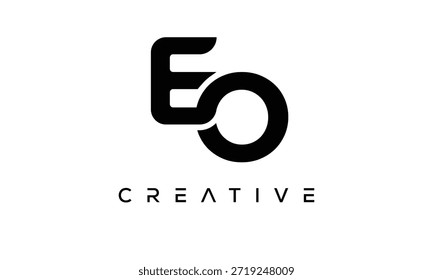 EO Letter Monogram Logo for Modern Creative Brand Identity
