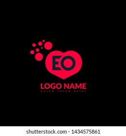 EO logo concept. EO company linked letter logo concept. Designed for your web site design, logo, app, UI.EO initial logo design.