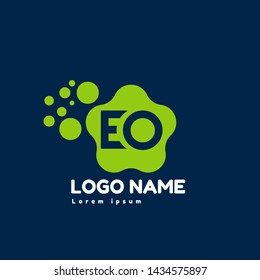 EO logo concept. EO company linked letter logo concept. Designed for your web site design, logo, app, UI.EO initial logo design.