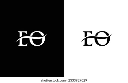 EO logo design template vector illustration