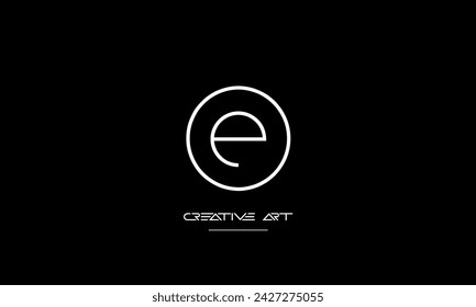 EO, OE, E, O abstrakte Buchstaben Logo-Monogramm