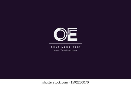 EO OE letter logo. Unique attractive creative modern initial EO OE EO initial based letter icon logo