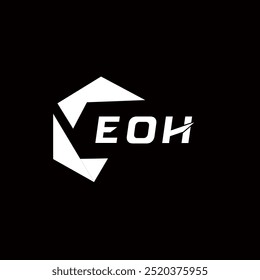 EOH kreative minimalistische Buchstaben-Logo. EOH einzigartige Vektor Initialen Alphabet Buchstaben Logo Design
